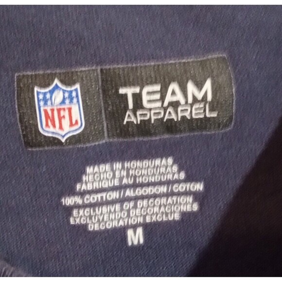 Tennessee Titans NFL Team Apperal Long-Sleeve Crew T-Shirt Navy Medium, Y2K EUC - Picture 5 of 5